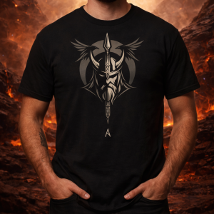Odin T-Shirt Minimalistisch – Wikinger Herren Shirt mit nordischem Symbol | Viking Streetwear