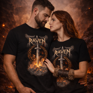 RAVEN - Sword of Flame - Band Shirt - Unisex Classic Tshirt