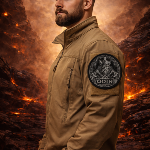 RAVEN – Allfather Crest - Gestickter Aufnäher